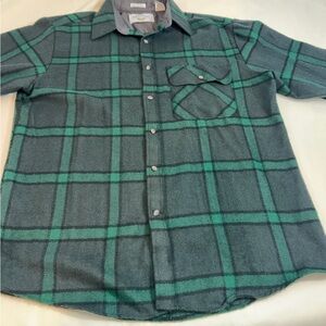 Northwest Green and Black Checkered Men's Shirt